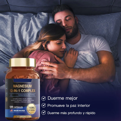 Magnesio 12 en 1 Complex - 120 capsulas