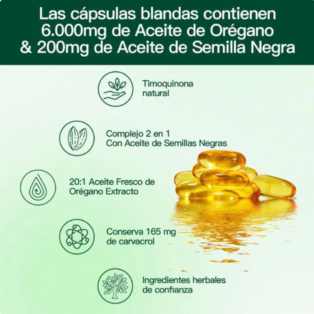 Vivonu™  Aceite de Orégano - Antioxidante Natural