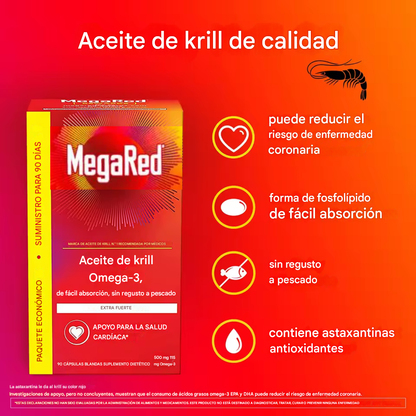 MegaRed™ Omega-3 Aceite de Krill