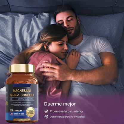 Magnesio 12 en 1 Complex - 120 capsulas