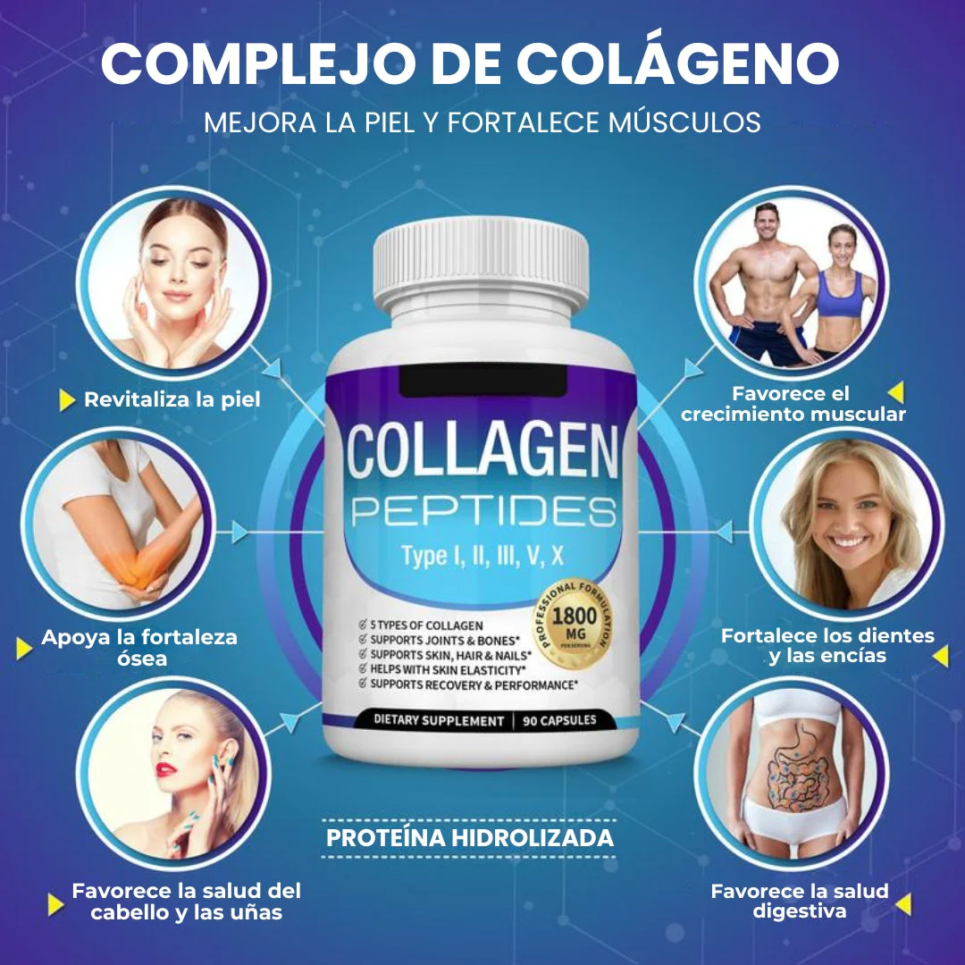 Colágeno BioPéptidos™ de Alta Pureza Anti-Edad