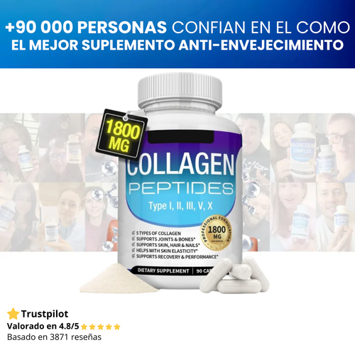 Colágeno BioPéptidos™ de Alta Pureza Anti-Edad