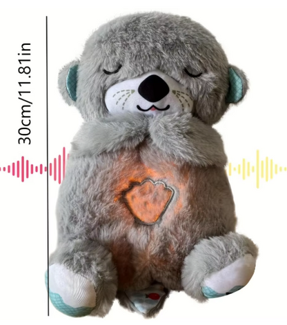 Mascota Interactiva para Dormir – Peluche de Nutria con Respiración y Música Relajante